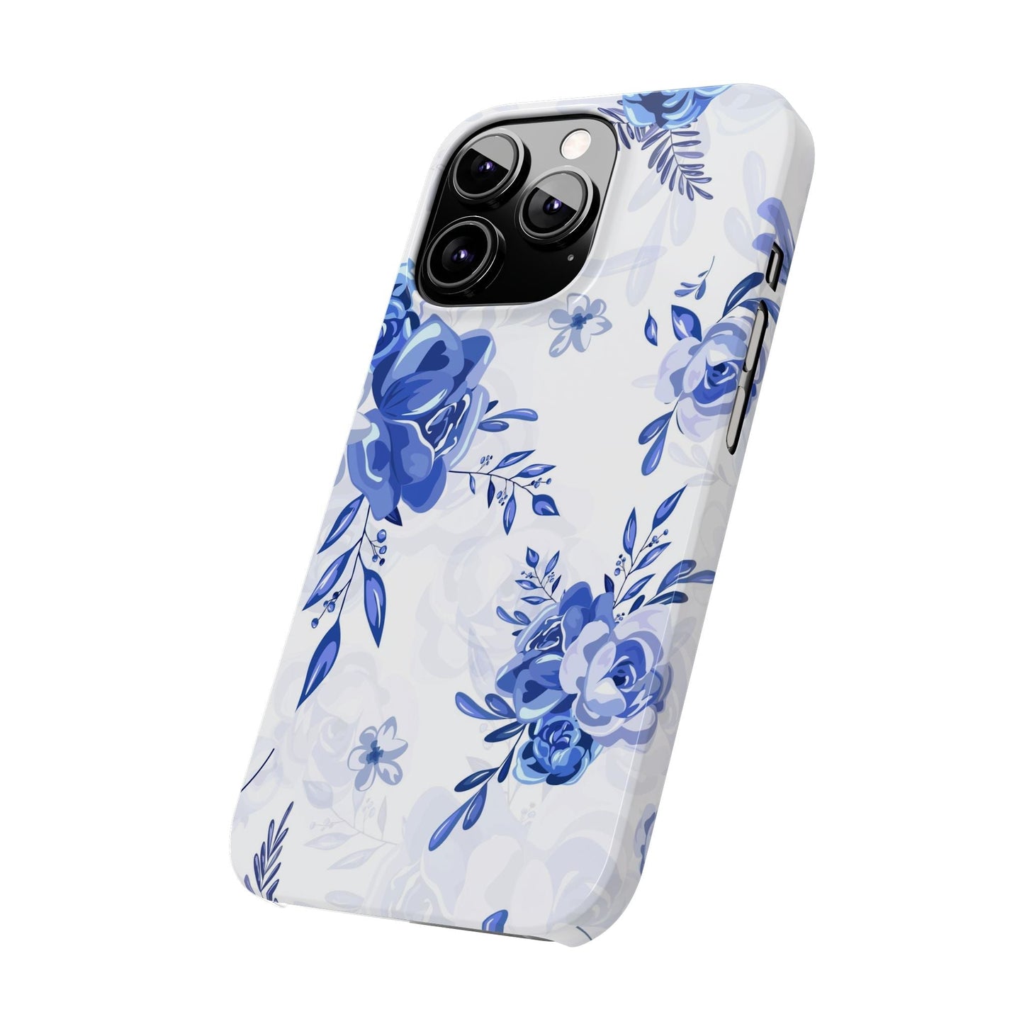 French Blue and White Toille, Slim Phone Cases, Case-Mate IPHONE16 and all sizes