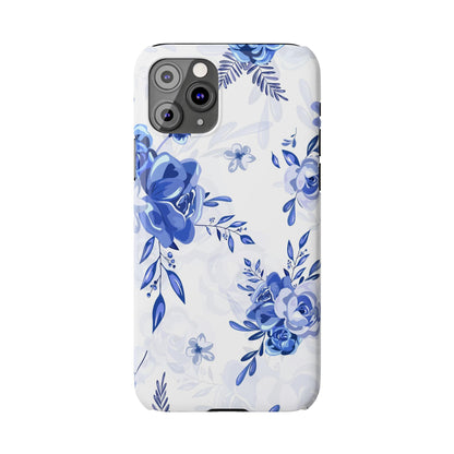French Blue and White Toille, Slim Phone Cases, Case-Mate IPHONE16 and all sizes