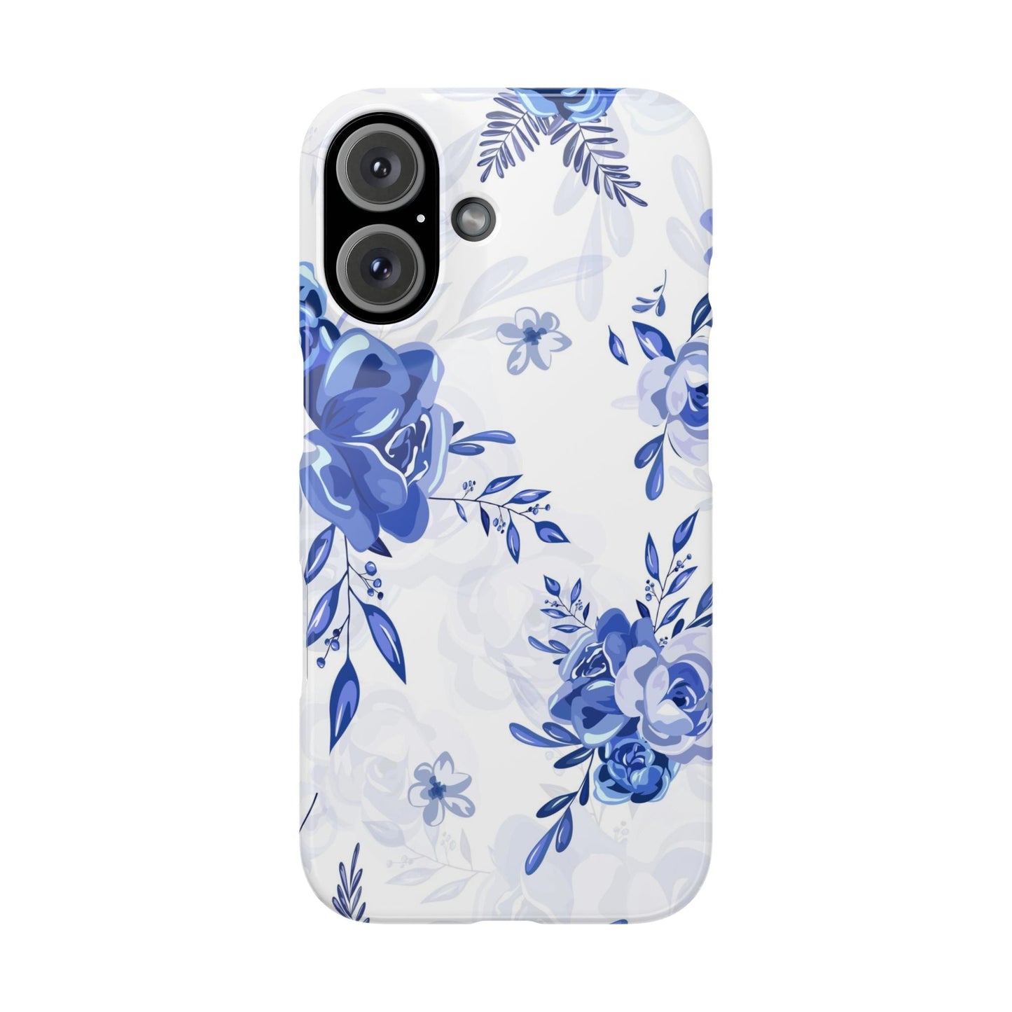French Blue and White Toille, Slim Phone Cases, Case-Mate IPHONE16 and all sizes