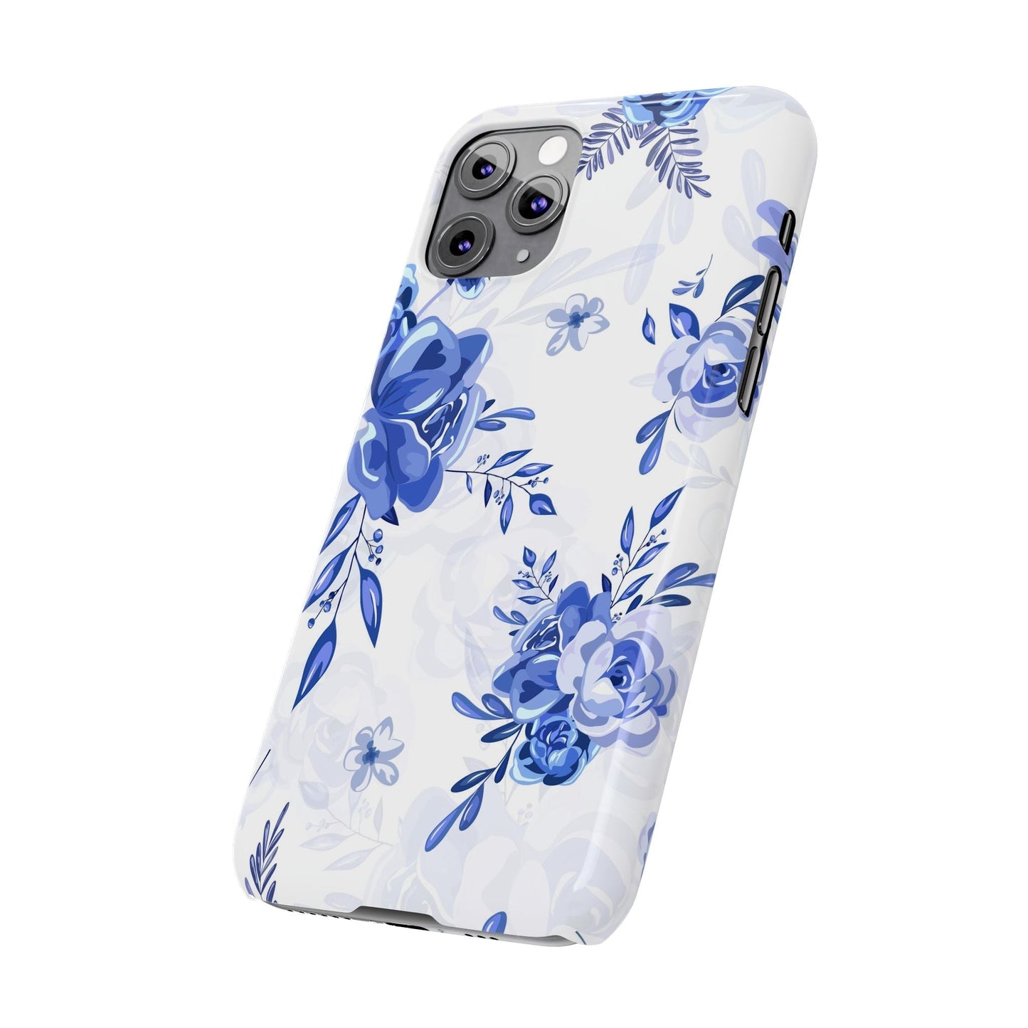 French Blue and White Toille, Slim Phone Cases, Case-Mate IPHONE16 and all sizes